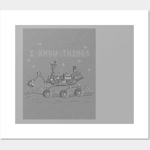 ASCII Mars Rover Wall Art by OmarFeliciano_PrimitiveTool